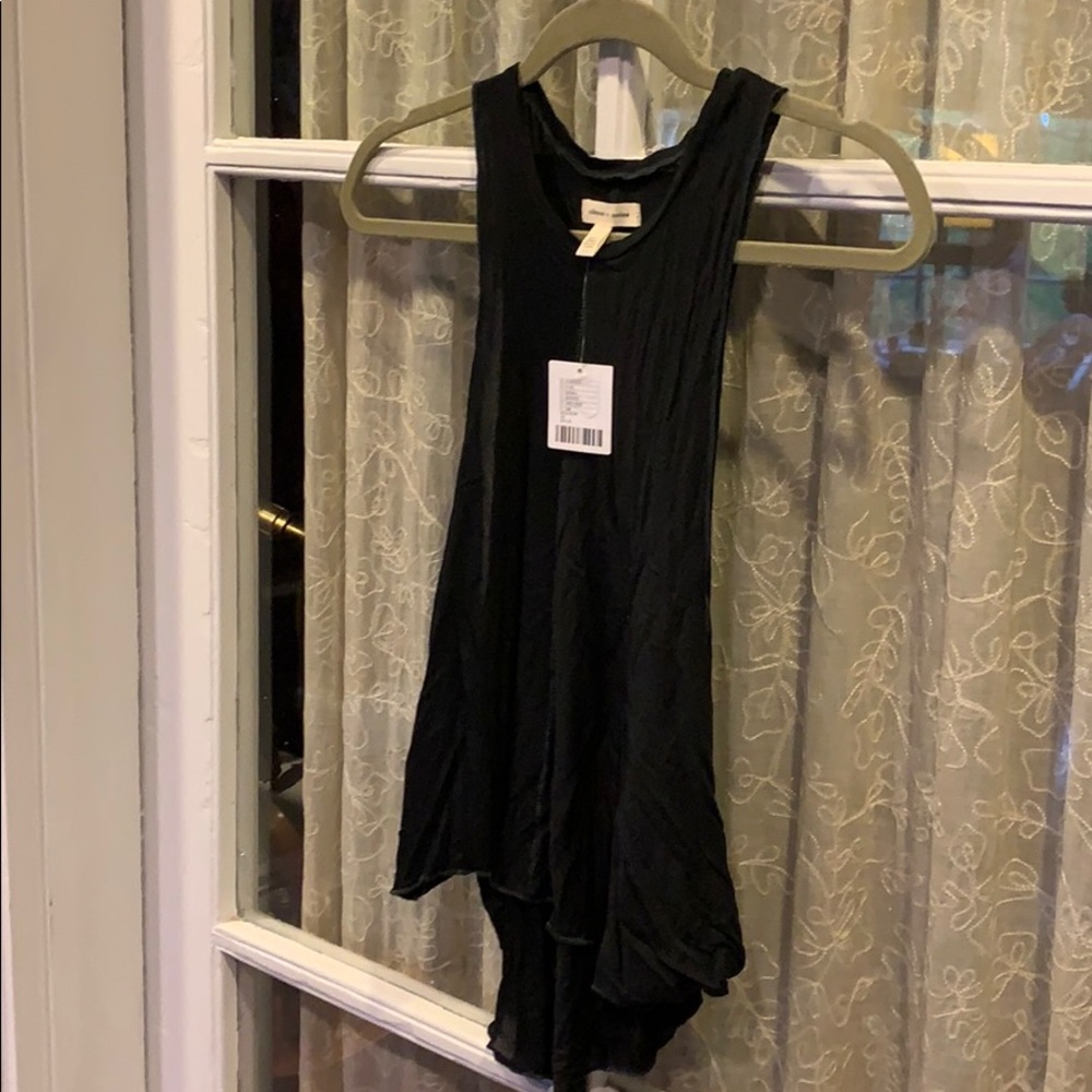 Silence + noise black loose tank top